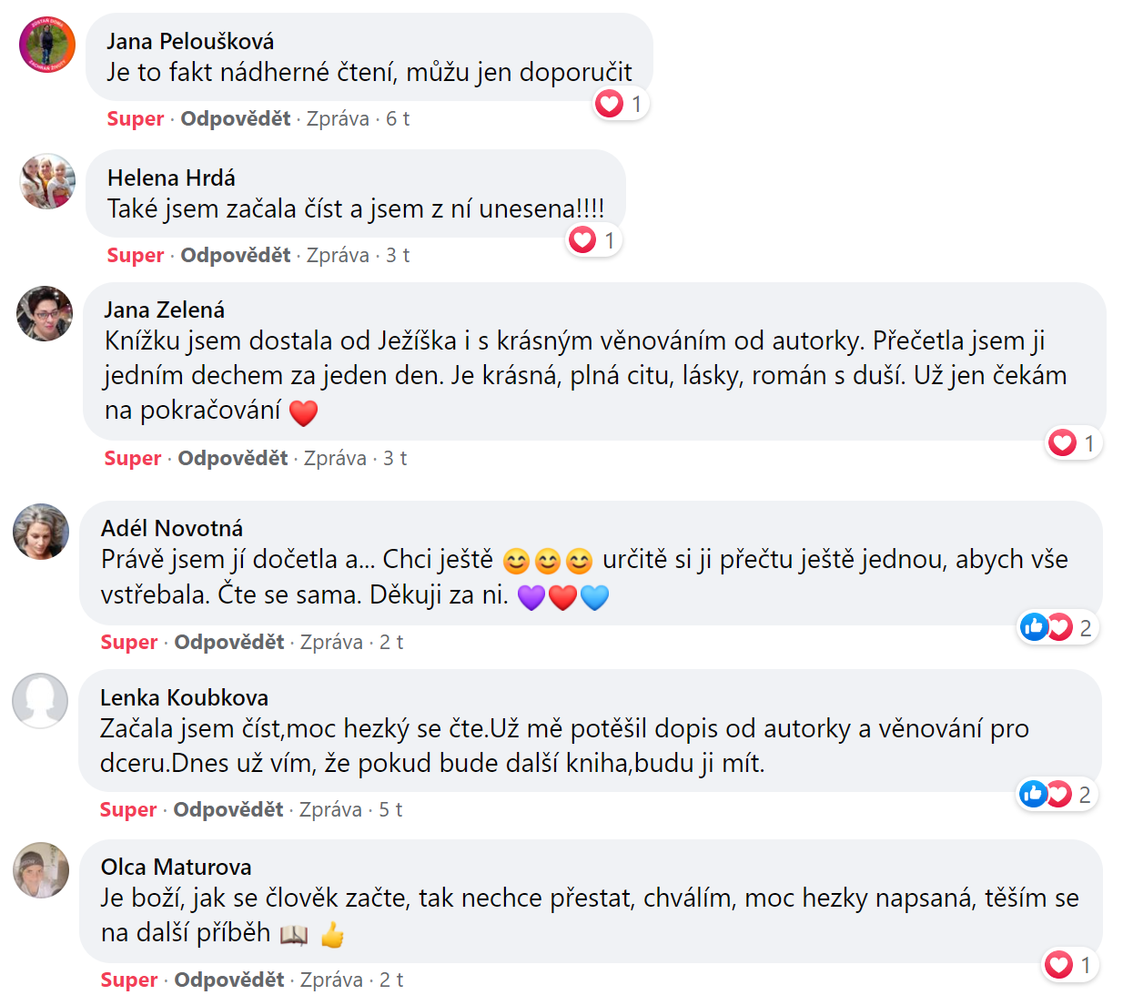 kniha hodinky facebook recenze